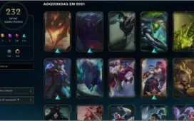 Conta Lol gold 3 , 232 skins, 26 pet de tft