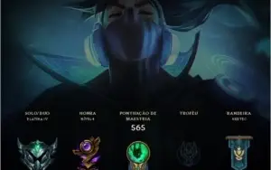 CONTA LOL SEASON 2 TODOS CHAMPIONS 276 SKINS PLAT 4