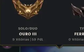 Conta lol g3 com 112 skins