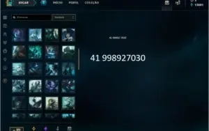 CONTA LOL 455 SKINS - MEGA PROMOÇÃO