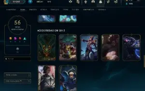Conta lol Janna viotriosa e Elise + kayle juiza e Rammus Rei