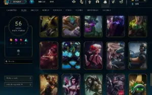 Conta lol Janna viotriosa e Elise + kayle juiza e Rammus Rei