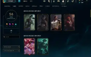 Conta lol Janna viotriosa e Elise + kayle juiza e Rammus Rei
