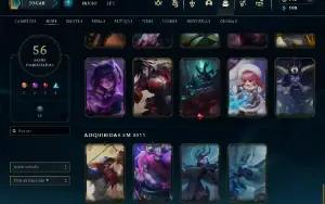 Conta lol Janna viotriosa e Elise + kayle juiza e Rammus Rei