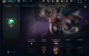 Conta lol Janna viotriosa e Elise + kayle juiza e Rammus Rei