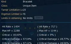 Conta GDMO Omegamon Com megiX Uvx Miracle Bracelet