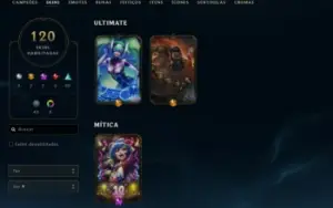 Conta League of Legends Full Acesso - 136 Champs e 120 Skins