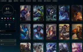 Conta Lol Smurf 100+ Champ Full Acesso I 61 Skins I 114Champ