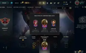 Conta Lol Smurf 100+ Champ Full Acesso I 61 Skins I 114Champ