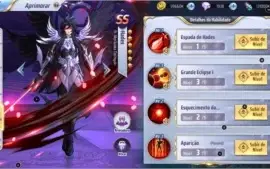 CONTA SAINT SEIYA AWAKENING NO A16 lvl 62, TOP 50