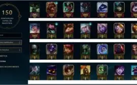 Conta League Of Legends - Diamante 5 - 47 Champs - 17 Skins