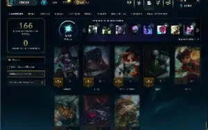 Ferro 2 com 50 Champs e 12 Skins