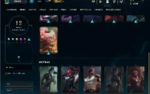 Ferro 2 com 50 Champs e 12 Skins
