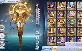 SAINT SEIYA AWAKENING - COM 1230 GEMAS AVANÇADAS E LIVROS