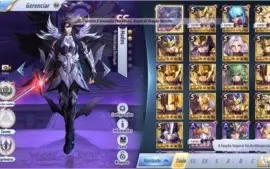 SAINT SEIYA AWAKENING - COM 1230 GEMAS AVANÇADAS E LIVROS