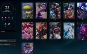 Conta Platina III Skins vitoriosas 15/16/17 ryze triunfante