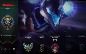 Conta Platina III Skins vitoriosas 15/16/17 ryze triunfante