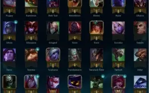 Conta Platina III Skins vitoriosas 15/16/17 ryze triunfante