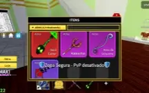 conta de blox fruits lvl.2550(max)+goodhuman+cdk+foice e etc