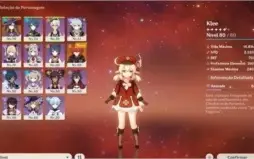 Klee ar 49 + atlas celestial, com toda inazuma pra explorar