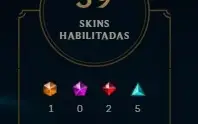 Lol - Conta Prata II - Level +50 - Muitas Skins e champs -