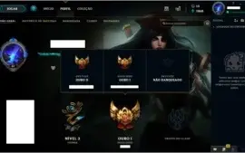 Conta League of Legends - Ouro 1 - 78 Campeoes e 33 Skins