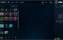 Conta League of Legends - Ouro 1 - 78 Campeoes e 33 Skins