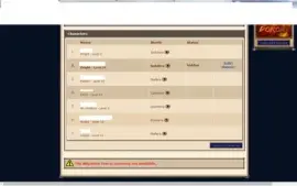 Conta do tibia segue informações abaixo!!