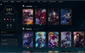 Conta - 697 Skins - League of Legends