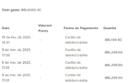 PROMOCAO: conta radiante +6k gastos em SKINS