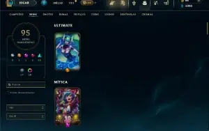 Prata 3 com 120 Champs e 95 Skins ( MAIN TOP )