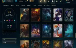 Prata 3 com 120 Champs e 95 Skins ( MAIN TOP )