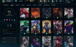 Prata 3 com 120 Champs e 95 Skins ( MAIN TOP )