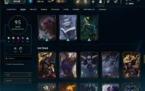 Prata 3 com 120 Champs e 95 Skins ( MAIN TOP )