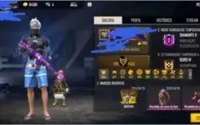 CONTA FREE FIRE SUPER GEMADA LVL 66 PASSE TRAP