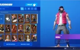CONTA FORTI COM SALVE O MUNDO E ALGUMAS SKINS BOAS