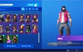 CONTA FORTI COM SALVE O MUNDO E ALGUMAS SKINS BOAS