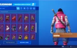 CONTA FORTI COM SALVE O MUNDO E ALGUMAS SKINS BOAS