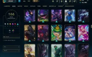 Unranked com TODOS os Champs e 166 Skins ( JG / ADC / ADC )