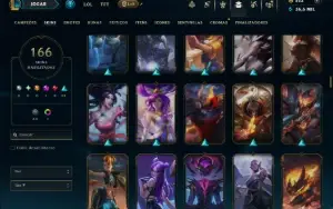 Unranked com TODOS os Champs e 166 Skins ( JG / ADC / ADC )