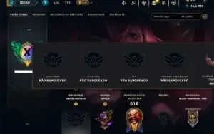 Unranked com TODOS os Champs e 166 Skins ( JG / ADC / ADC )