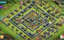 CV14 SEMI FULL CLASH OF CLANS TH14 BEM UPADA 11 SKINS