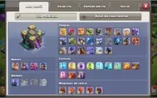 CV14 SEMI FULL CLASH OF CLANS TH14 BEM UPADA 11 SKINS