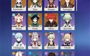 Conta genshin impact com 5*