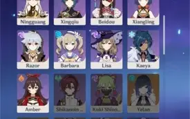Conta genshin impact com 5*