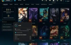 Conta PLAT 4 soloQ / PLAT 3 TFT - Pulsefire EZ skin