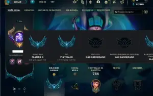 Platina 2 com TODOS os champs e 144 Skins ( MAIN TOP )