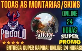 Todas Montarias/Skins - Albion Online - Atendimento 24 Horas