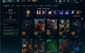Esmeralda 2 com 70 Champs e 13 Skins