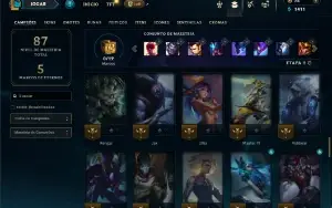 Esmeralda 2 com 70 Champs e 13 Skins